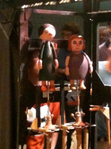 Cinderella's stepsisters awaiting an entrance