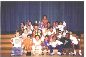 The results of our foam and cloth puppet-making workshop.